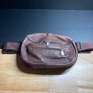 Vintage Coronado Leather American Bison 'The Stealth' Concealed Carry Fanny Pack